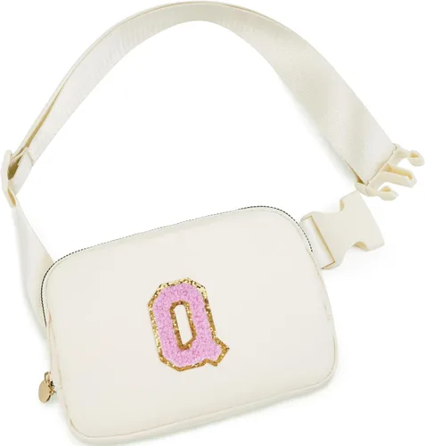 Miniatura 138 de Bolsa de cinturón para niñas y mujeres, bolsas cruzadas, riñonera, riñonera personalizada, Negro, Small