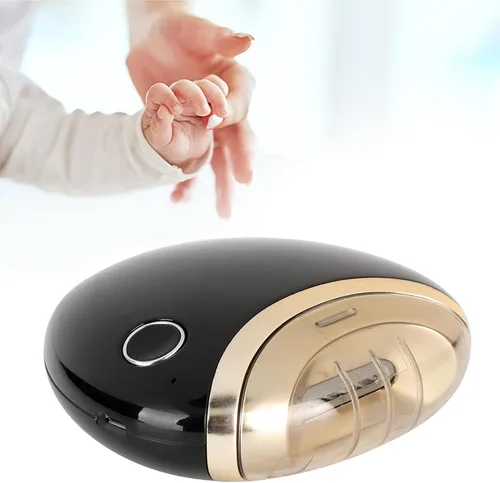 Miniatura 5 de Lima de uñas eléctrica, máquina pulidora de uñas automática con carga USB inteligente, sin daños agudos, engranaje de velocidad, recortadora de uñas