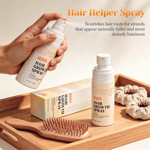 Miniatura 4 de Spray para el crecimiento del cabello para mujeres y hombres, suero para el crecimiento del cabello con aceite de romero y biotina, ayuda a prevenir