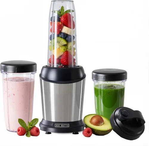 Miniatura 8 de Simple Deluxe Licuadora para batidos, potente batidora de encimera de 850 W para cocina, jarra de vidrio grande de 54 onzas, 4 velocidades con pulso
