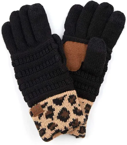 Miniatura 4 de ScarvesMe Juego de 3 bufandas y guantes para mujer, diseño de cola de caballo