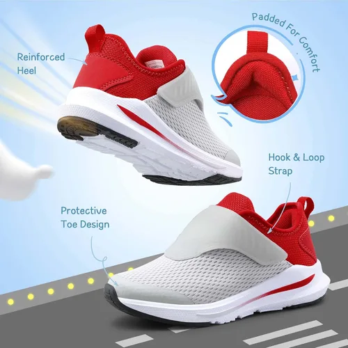 Miniatura 4 de DREAM PAIRS Zapatillas deportivas para niños y niñas, tenis para correr y correr para niños pequeños y grandes