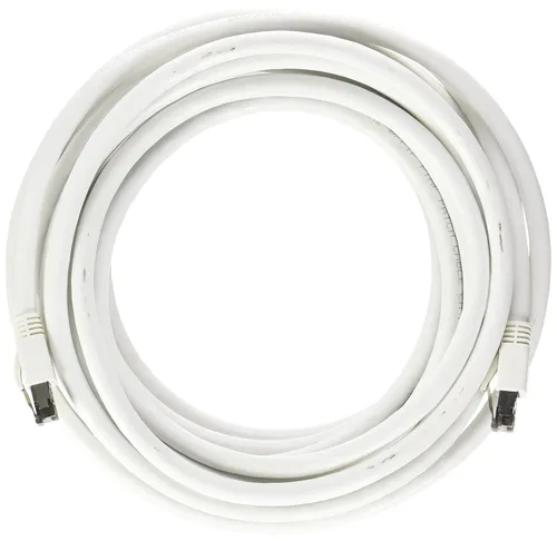 Cable de red LAN de Internet RJ45 Cat8 RJ45 de 25 pies, interior/exterior, 24 AWG – Último 40Gbps 2000Mhz, resistente a la intemperie S/FTP para