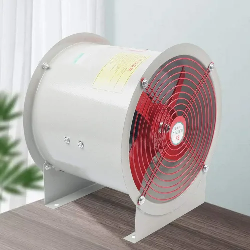 Miniatura 3 de Ventilador de tubo cilíndrico de 16 pulgadas, ventilador axial, ventilador axial de 1450 rpm, ventilador de alta velocidad, ventilador