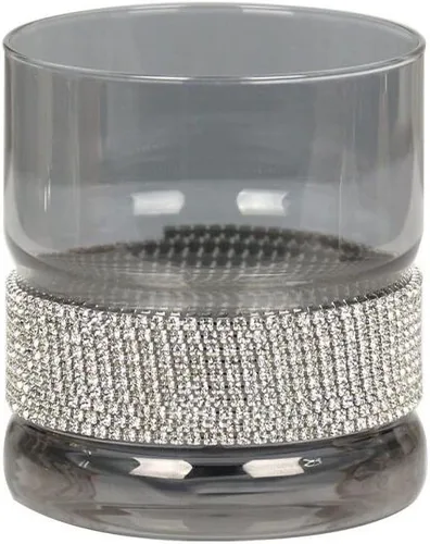 Miniatura 4 de Copas de vino de cristal sin tallo, 1 unidad, con diamantes de imitación y tachuelas, regalo de Navidad de Acción de Gracias para hombres, papá