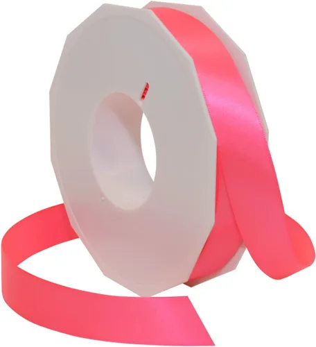 Miniatura 4 de Morex Ribbon Neon Brights Satinado, 5/8 pulgadas por 50 yardas, azul rey