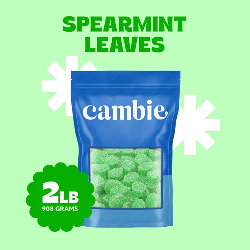 Miniatura 4 de Cambie Caramelos de Rodajas de Cereza, 2 libras de caramelo de cereza dulce, espolvoreados con azúcar con una textura que hace agua la boca y suave