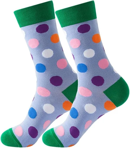 Miniatura 8 de Calcetines de vestir coloridos para hombre, calcetines divertidos y divertidos con estampados de estilo casual loco para hombre