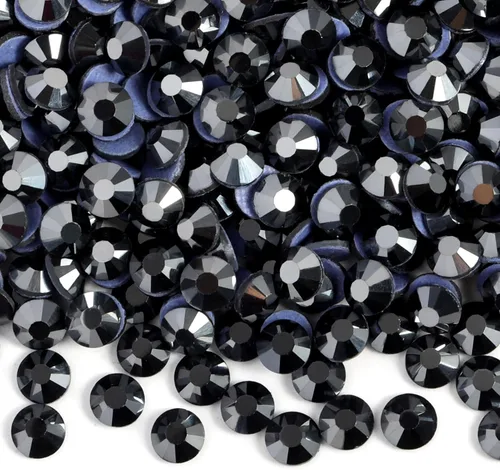 Miniatura 38 de 6000 diamantes de imitación termoadhesivos a granel, diamantes de imitación azules para ropa de manualidades, cristales termoadhesivos para Zafiro