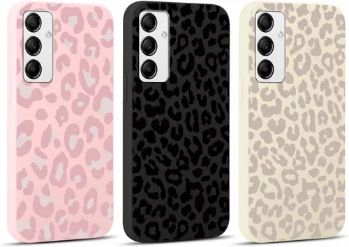 Miniatura 9 de 2 Pack Funda con lindo estampado de chita para Samsung Galaxy S22 Ultra 5G de 6.8", Fundas con patrón de leopardo de lujo, diseño de silicona suave