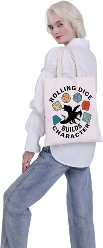 Miniatura 5 de VAMSII Dungeon Master - Bolsa de dados DND, regalos para amantes de la DND, dados rodantes, construye personajes, suministros para jugadores de DND