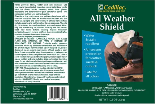 Miniatura 2 de Cadillac All Weather Shield - Spray protector de piel y tela, 10.5 oz