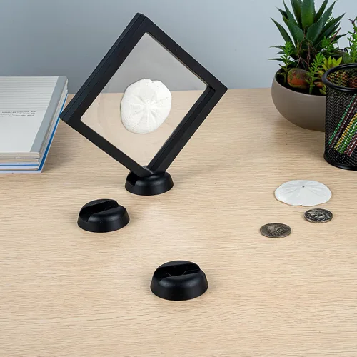 Miniatura 4 de Solo soportes: Display Tek - Soportes flotantes de 2.2 x 2.2 pulgadas, 10 soportes para marcos de exhibición - Las fundas se venden por separado