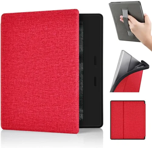 Miniatura 11 de Funda para Kindle Oasis de 7 pulgadas, 10ª generación, versión 2019 [modelo No: S8IN40] con correa de mano y apagado y encendido automático, fundas