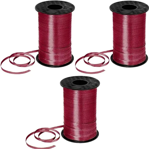 Miniatura 32 de PMU Tira de cinta rizadora negra de 500 yardas x 3/16 pulgadas para envolver regalos, decoración de cumpleaños, celebraciones, fiestas, accesorios