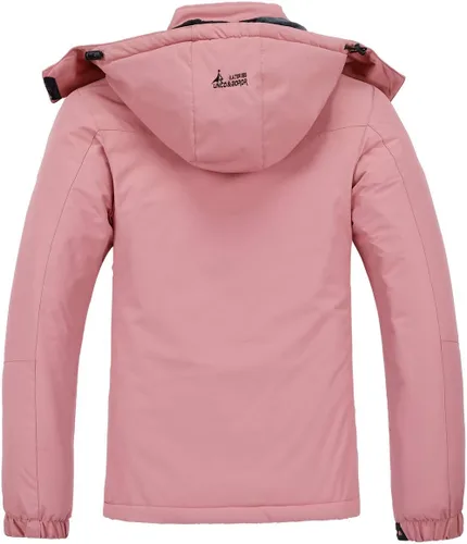 Miniatura 2 de MOERDENG Women's Waterproof Ski Jacket Warm Winter Snow Coat Mountain Windbreaker Hooded Raincoat Jacket