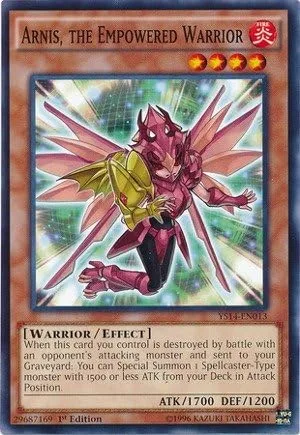 YU-GI-OH! - Arnis el guerrero empoderado (YS14-EN013) - Super Starter - Enfrentamiento espacio-tiempo - 1ª edición - Común