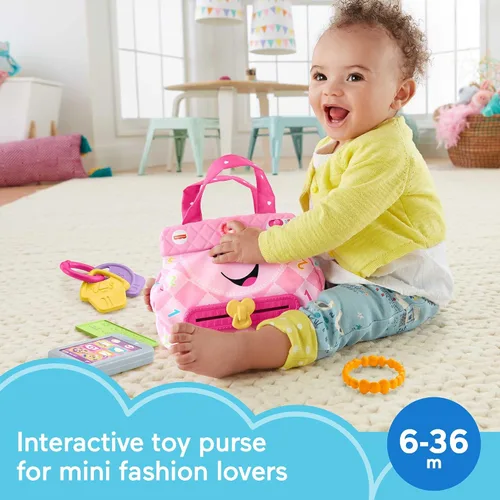 Miniatura 2 de Fisher-Price Laugh & Learn My Smart Purse, rosa, juguete musical para bebé