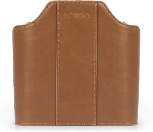 Miniatura 9 de Londo soporte para control remoto de cuero PU, organizador de escritorio para suministros de oficina con ranura para tableta, cepillo de maquillaje