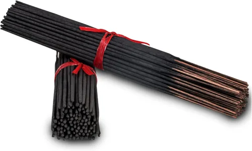 Miniatura 5 de Varitas de incienso Nag Champa de 9 pulgadas. Los palitos de carbón ofrecen una fragancia elegante y duradera. 100 varillas por paquete. Tiempo