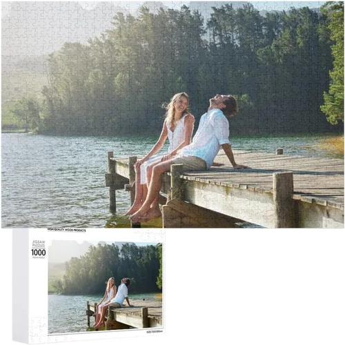 Miniatura 8 de Rompecabezas personalizados a partir de fotos, 1000, 500, 300 piezas, rompecabezas personalizado para adultos, BF GF, pareja, familia, boda, regalo
