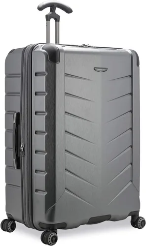 Miniatura 2 de Traveler's Choice Silverwood II Hardside Expandable Spinner, Gray-Out of Stock, 30" Checked Luggage