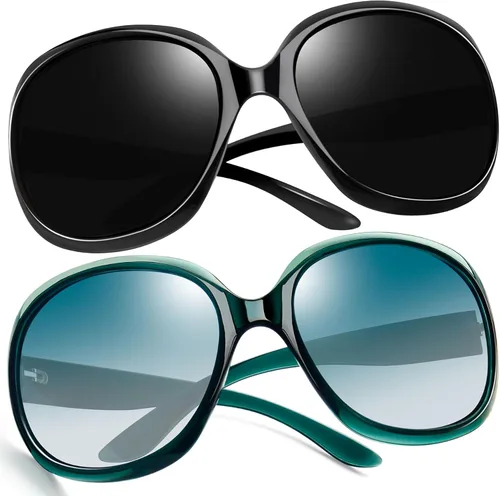 Miniatura 59 de Joopin Lentes de sol de gran tamaño para mujer, polarizados, grandes, para conducción, protección UV, grandes sombras