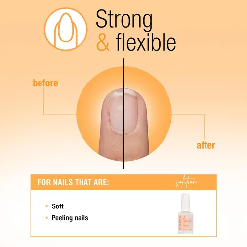 Miniatura 3 de Nail Tek Ridge Filler Formula 2 – Clear Ridge Filler para uñas, capa base, esmalte fortalecedor de uñas para uñas suaves y peladas, 0.5 onzas