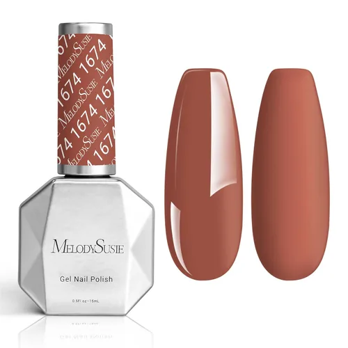 Miniatura 49 de MelodySusie Esmalte de uñas de gel grueso color rosa nude, 0.5 fl oz removible con remojo UV LED Funny Bunny esmalte de gel rosa, regalo de Navidad