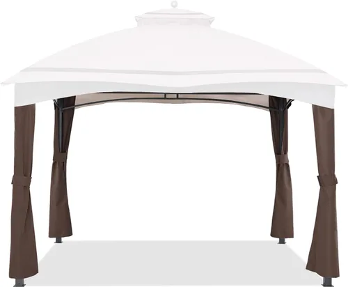 Miniatura 24 de ABCCANOPY - Paredes de red de repuesto para cenador de 10' x 12' en gris