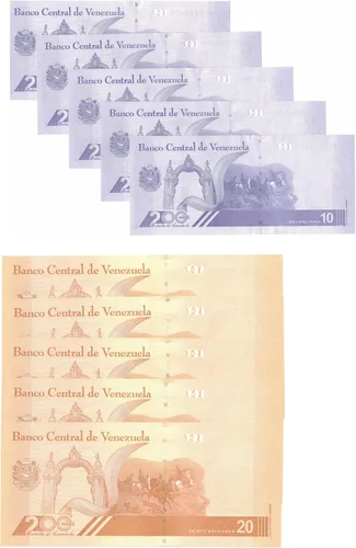 Miniatura 2 de 5 x 10 millones y 20 millones VENEZUELA DIGITALES Billetes