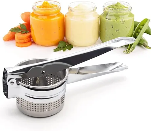 Miniatura 2 de Prensador de patatas de acero inoxidable para triturador, herramienta de grado comercial para presionar frutas o alimentos