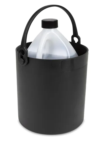 Miniatura 3 de Portabidón de seguridad, capacidad de 4.5 litros, negro
