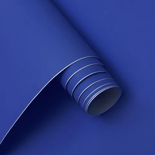 Miniatura 17 de Papel tapiz azul de 15.7 x 197 pulgadas para dormitorio, papel adhesivo azul para despegar y pegar, papel tapiz para baño, vinilo extraíble, Azul