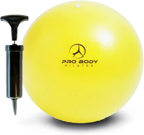 Miniatura 12 de ProBody Pilates Mini Pelota de Ejercicio con Bomba - Pelota de Entrenamiento de 9 Pulgadas para Estabilidad, Barra, Yoga, Núcleo y Terapia Física