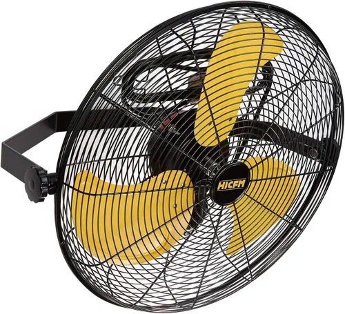 Miniatura 11 de HiCFM Ventilador de pared industrial de 2500 CFM de 12 pulgadas, ventilador de pared de alta velocidad de 3 velocidades con motor de carcasa IP44