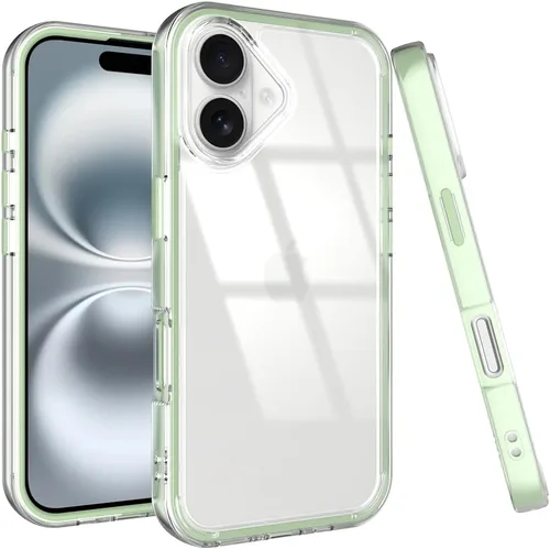 Miniatura 17 de Puxicu Funda acrílica 2 en 1 para iPhone 11 Pro, antiamarilleo, protección de grado militar, funda delgada a prueba de caídas para iPhone 11 Pro