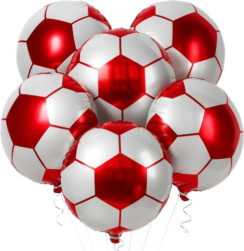 Miniatura 13 de KatchOn, Globos de baloncesto grandes de papel de aluminio color naranja, 18 pulgadas, paquete de 10 unidades, decoraciones de baloncesto
