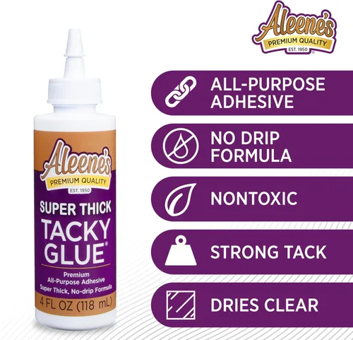 Miniatura 3 de Aleene 's Super de grosor Tacky Glue 4oz, Blanco, x