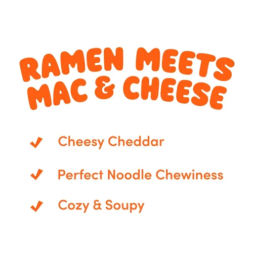 Miniatura 4 de Ramen con queso - Ramen de sopa picante de queso cheddar Audaz, Cheesy Heat, especias estilo coreano 3.92 oz (paquete de 8)