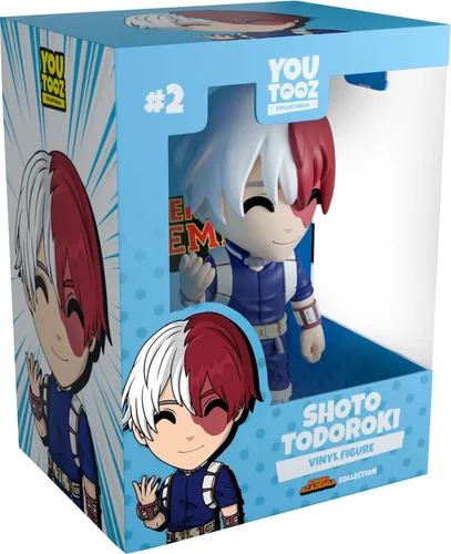 Youtooz My Hero Academia Shoto Todoroki - Figura de vinilo de 4.1 pulgadas, Shoto Todoroki de My Hero Academia Collection
