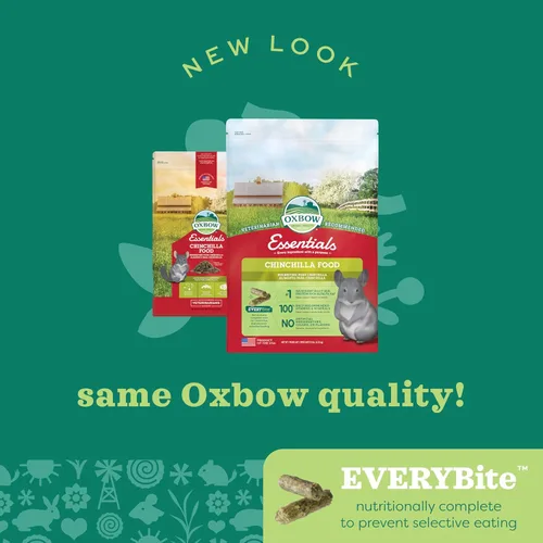 Miniatura 10 de Oxbow Essentials - Alimento de chinchilla, hecho con alfalfa de Oxbow y alimentos ricos en vitaminas y minerales para chinchillas, pellets