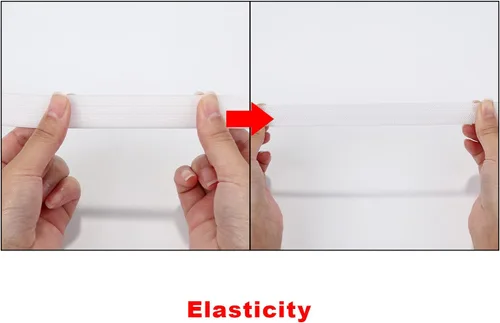 Miniatura 3 de Hicarer Elástico de 3/4 pulgadas para coser bandas elásticas anchas de punto, carretes elásticos de 21.5 yardas, cordón elástico para proyectos