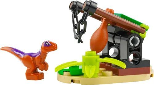 Miniatura 7 de LEGO Jurassic World: Trampa de dinosaurios con Baby Raptor y cebo