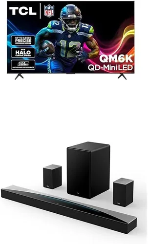 Miniatura 27 de TCL 50 pulgadas QM6K Series QLED 4K Smart QD-Mini LED TV con Google TV (50QM6K, modelo 2025) Nuevo sistema de control de halo, serie de atenuación