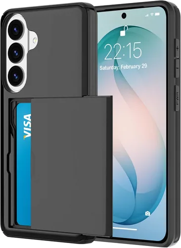 Miniatura 94 de Funda tipo cartera para Samsung Galaxy S22 Ultra con 4 ranuras para tarjetas de crédito a prueba de golpes, funda híbrida de protección reforzada