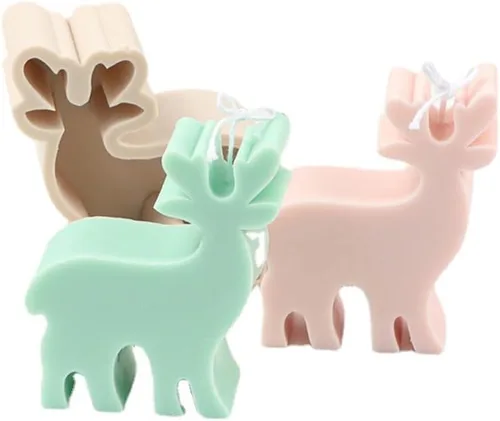 Miniatura 3 de Molde de silicona Freshie para automóvil con forma de gato pequeño jugando con amor para hacer jabón con cuentas aromáticas para automóvil, Love Cat