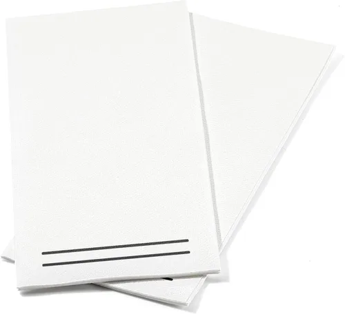 Miniatura 13 de Paquete de 100 toallas de mano de papel para invitados con sensación de lino, toallas de papel desechables súper absorbentes para baño, fiesta