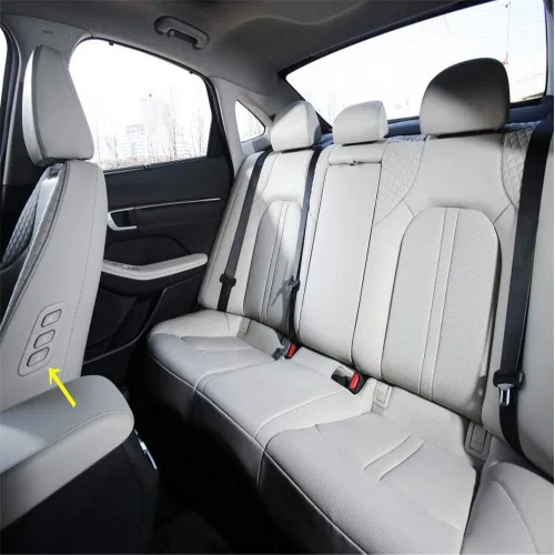 Miniatura 3 de HIGH FLYING Para Hyundai Sonata (DN8) 2020 2021 2022 2023 Accesorios de coche Interior Boss Key Seat Ajuste Botón Botón Interruptor Cubierta ABS