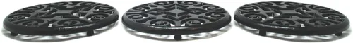 Miniatura 2 de Trademark Innovations Salvamanteles, 7.5", negro
